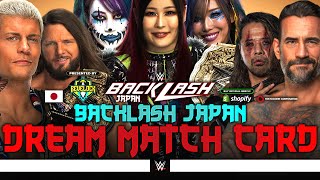 Wwe Backlash Japan - Dream Match Card V2