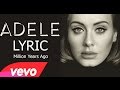 Adele - Million Years Ago (Lyrics)