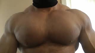 Ninja Tyler Hairy Muscle Flexing Bounce Pecs