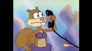 Nickelodeon November 2002 Screen Bug Musclebob Buffpantssquidward The Unfriendly Ghost
