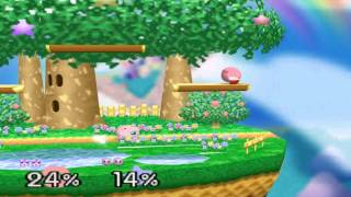 Super Smash Bros. Intense Match - Jigglypuff Vs Kirby