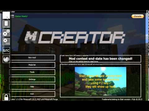 Как создать мод в mcreator 1710