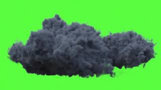 Grey Cloud Green Screen Effect