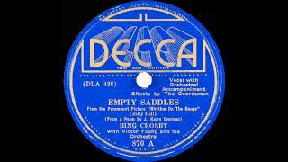 Watch Bing Crosby Empty Saddles video