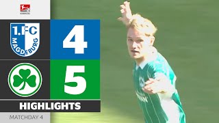 Nine-Goal Thriller 1. Fc Magdeburg - Greuther Fürth Highlights Matchday 4 - Bundesliga 2 2025