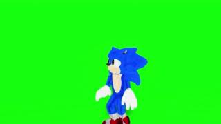 Sonic Dancing Green Screen