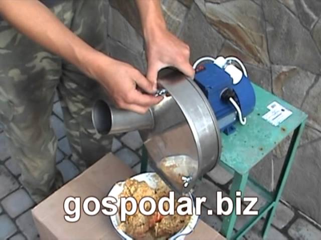 Дробилка для овощей и фруктов своими руками