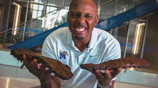 PENNY HARDAWAY + CORKY'S BBQ = ALL THE SMOKE