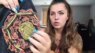 Asmr- Hard Aggressive Fabric Scratching Embroidered Skirt