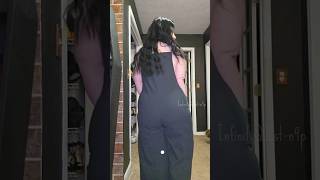 Girl Fart In Dungaree Dress