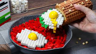 The Perfect Italian Breakfast Shakshuka Egg Sandwich Hack Must Try Recipe Lego Cooking Asmr