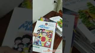 Truyện Tranh Nhóc Maruko Trọn Bộ 14 Cuốn Bản Dịch Năm 1994, Chữ Viết Tay