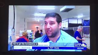 Dr Fuad Jamal Habash's interview on KARK 4 during the COVID pandemic and drive thru clinic at UAMS
