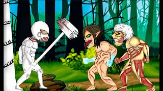 Eren Titan , Armored Titan Vs Warhamer Titan New Animation. Drawing Cartoon 2.