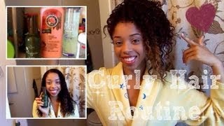 Morning Curly Hair Routine