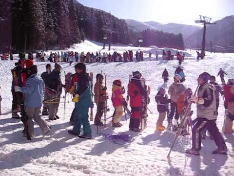 野沢温泉スキー場　2010年2月21日　長坂ゴンドラ前
