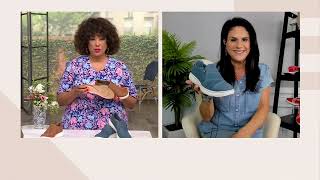 Clarks Collection Leather Slip-On Sneakers- Caroline Grace On Qvc