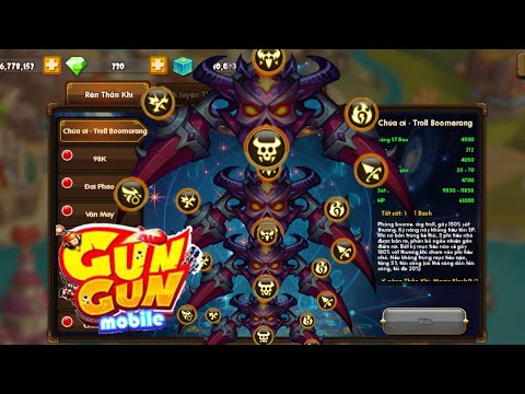 Gun Gun mobile |(phần 1) Re view Súng Bommerang đạt tới cấp đỉnh điểm