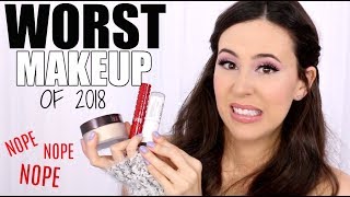 WORST MAKEUP PRODUCTS OF 2018 || Unpopular Opinions...