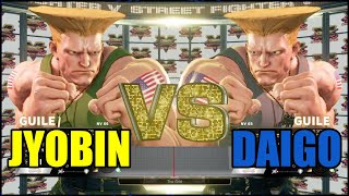 Daigo Umehara Guile Vs Jyobin Guile - Street Fighter 5 Champion Edition Online Matches