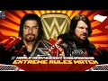 WWE Extreme Rules 2016 Full And Official Matchcard