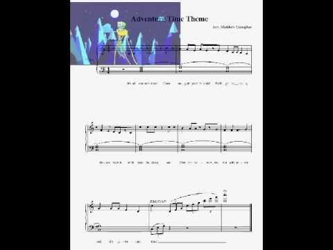 Adventure Time Island Song Piano Sheet Music Adventure Time Island Song Piano Sheet Music