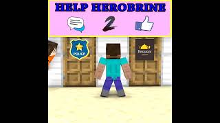 Herobrine And The Police Woman's Perfect Plan To Catch The Prisoner 😄️