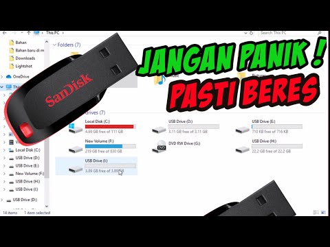 Semudah ini Memperbaiki Flashdisk Error tidak bisa diformat