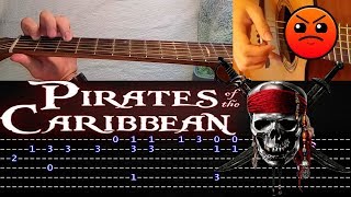 How To Play Pirates Of The Caribbean Guitar Tutorial Tabs Fingerstyle