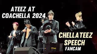 ATEEZ Coachella 2024- Speech/intro 에이티즈