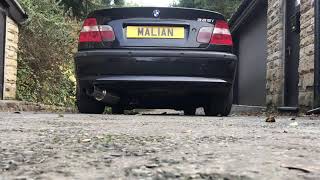 Bmw E46 With Malian Exhausts Rear Box Start Up And Rev