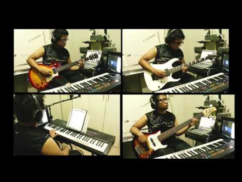 Liveloud - Freedom (guitars bass keys cover)