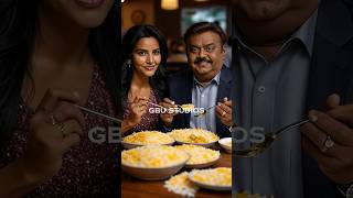 Vijaykanth And Priya Anand Eating Biryani