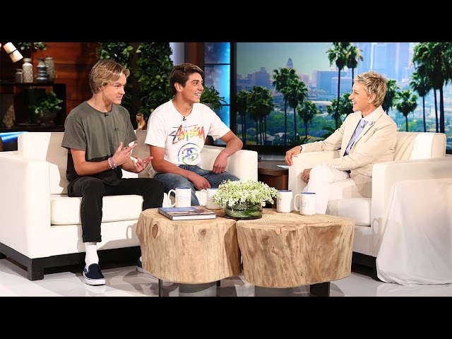 Ellen Interviews ‘Damn Daniel’ And His Friend - Video