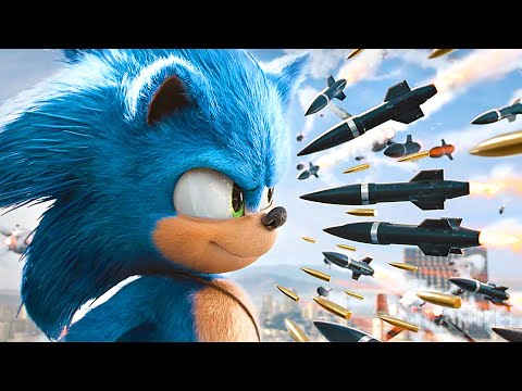 Sonic The Hedgehog 1 &amp; 2 FUNNIEST Scenes ⚡ 4K