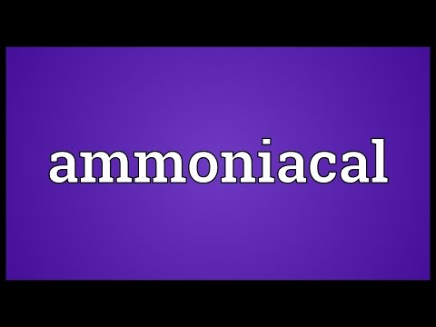Header of ammoniacal