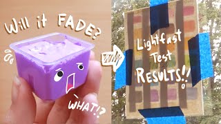 LIGHTFASTNESS TEST! | Himi Miya Jelly gouache