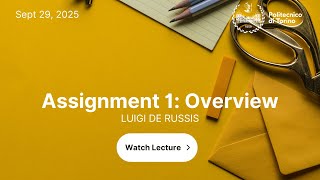 Hci2025 - Lecture 06 - Ignment 1 Overview