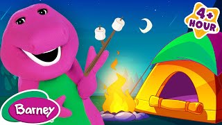 Lets Go Camping Summer Activities For Kids Brain Break Barney The Dinosaur