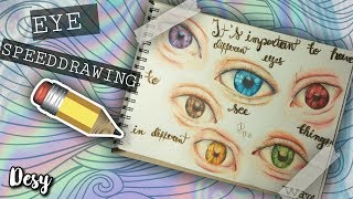 Realistic Eye Speeddrawing Desy