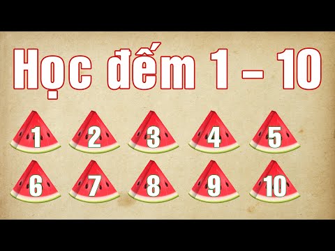 Học đếm từ 1 đến 10