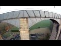Aerial view Canal Aqueduct - World Heritage Site - Llangollen