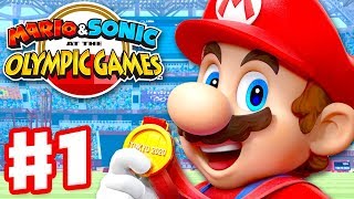 Mario & Sonic At The Olympic Games Tokyo 2020 - Gameplay Walkthrough Part 1 - Story Mode