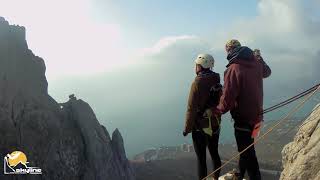 Даша Ilias-kay Rope jumping with Skyline x-team in Crimea