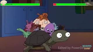 Stewie Griffin Vs Sheldon The Turtle With Healthbars