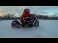 santa is snow bike drift #BBIKES
