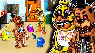 Among Us Vs Crazy Freddy & Chica Fnaf Five Nights At Freddys 어몽어스 Vs 프레디 애니메이션