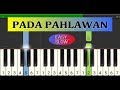 piano tutorial pada pahlawan - piano easy slow level 1 - dengarlah dengar