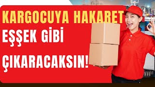 Müşterinin Eşek Gibi Taşıyacaksın Sözleri Sonrası Kurye Çileden Çıktı O Anlar Kamerada