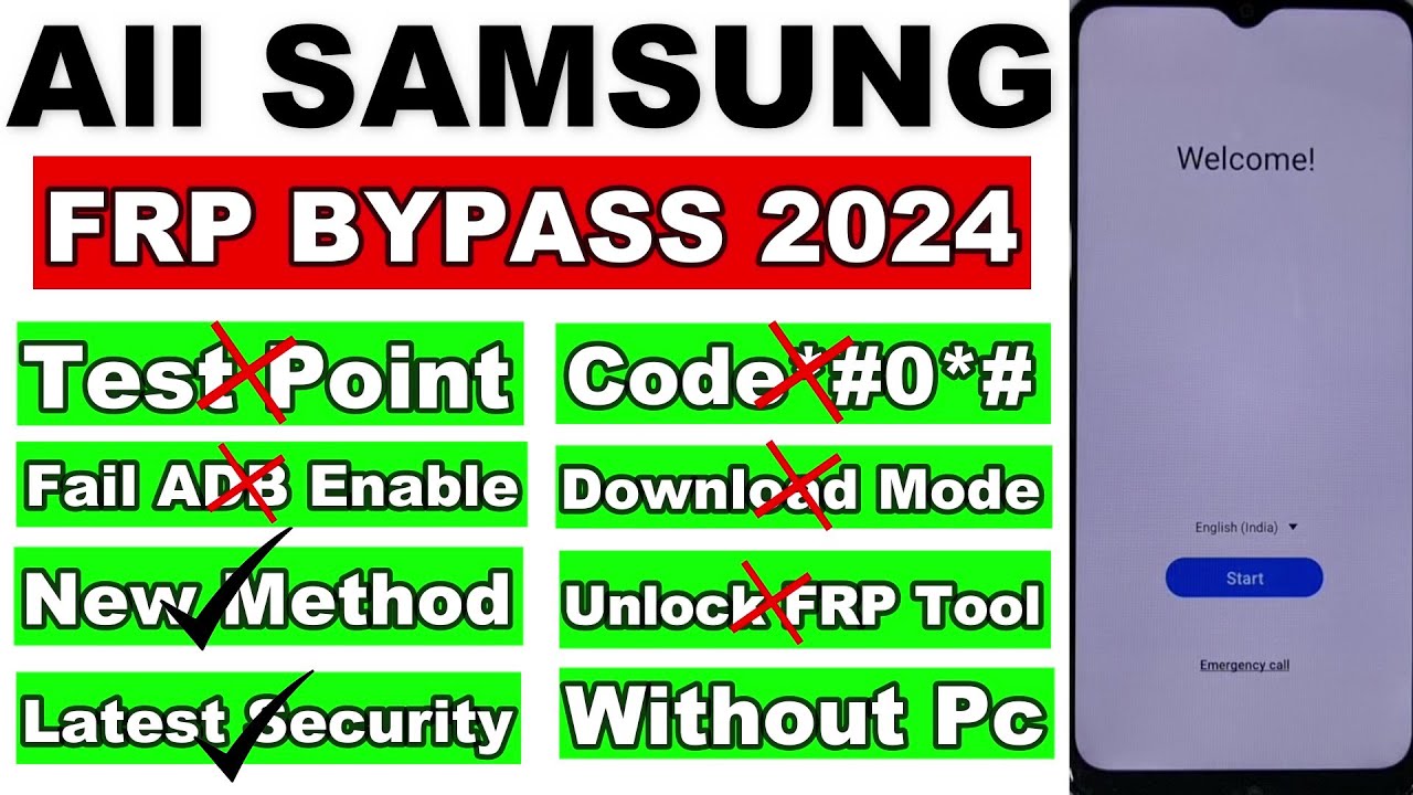 2024 All Samsung FRP Unlock/Bypass Android 13/14 Without 2024 All Samsung FRP Unlock/Bypass Android 13/14 Without